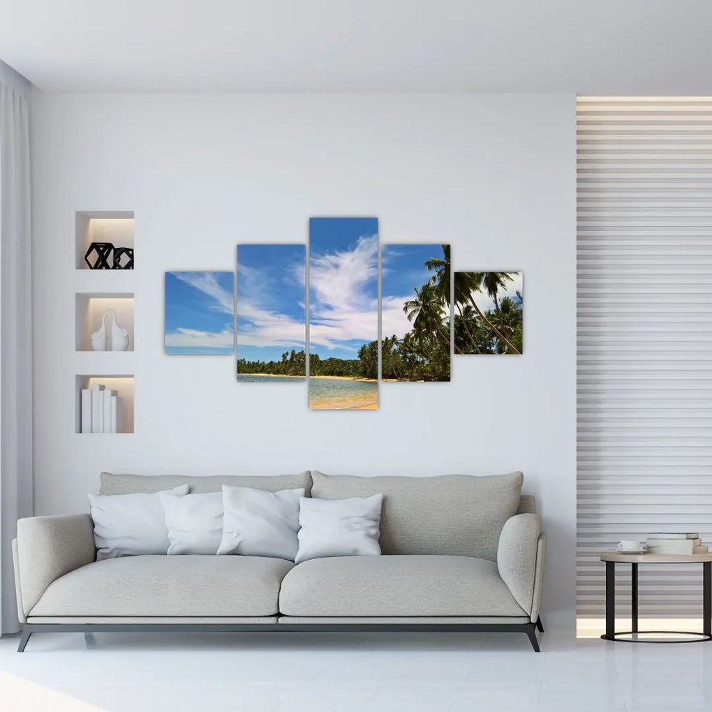 Obraz plaży (125x70 cm)