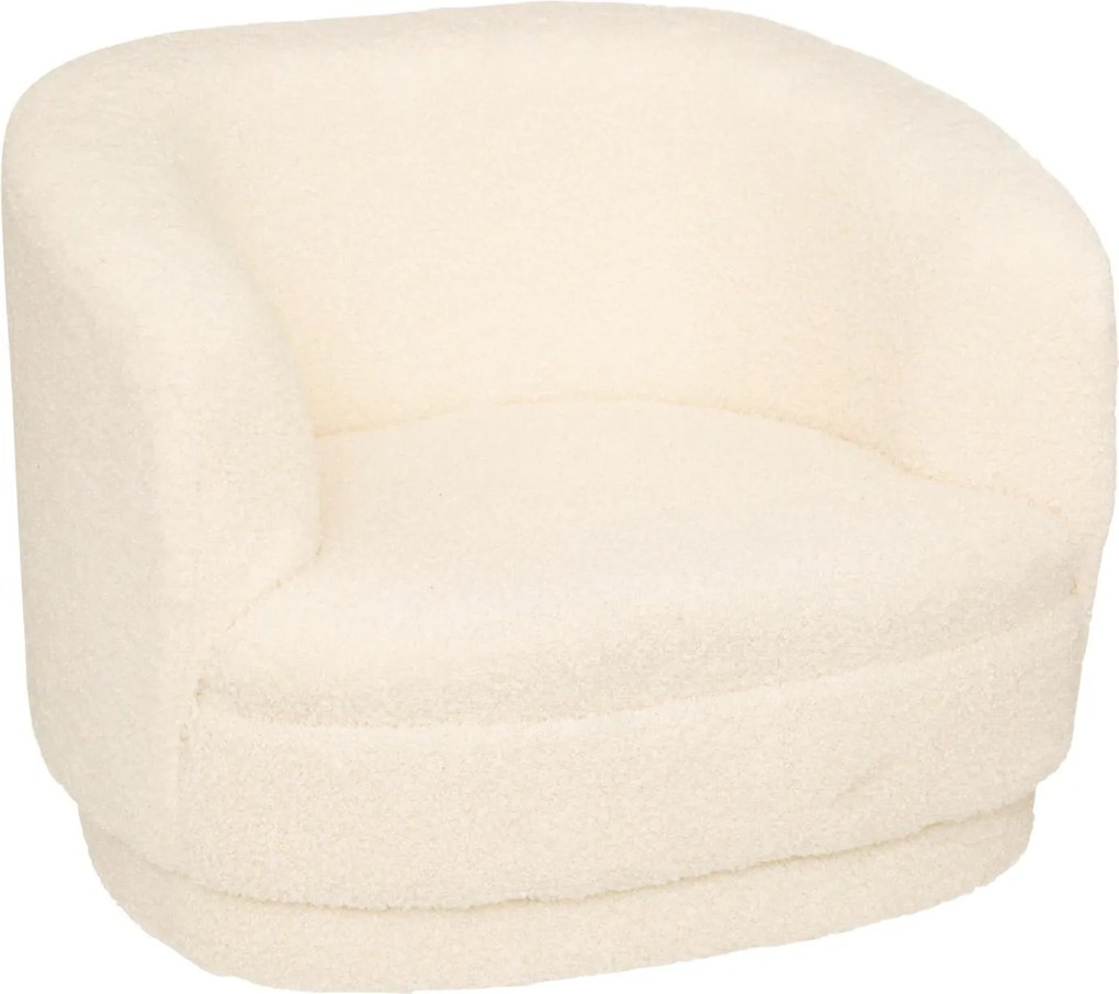 Fotel dziecięcy Teddy, materiał typu miś, wys. siedziska 18,5 cm