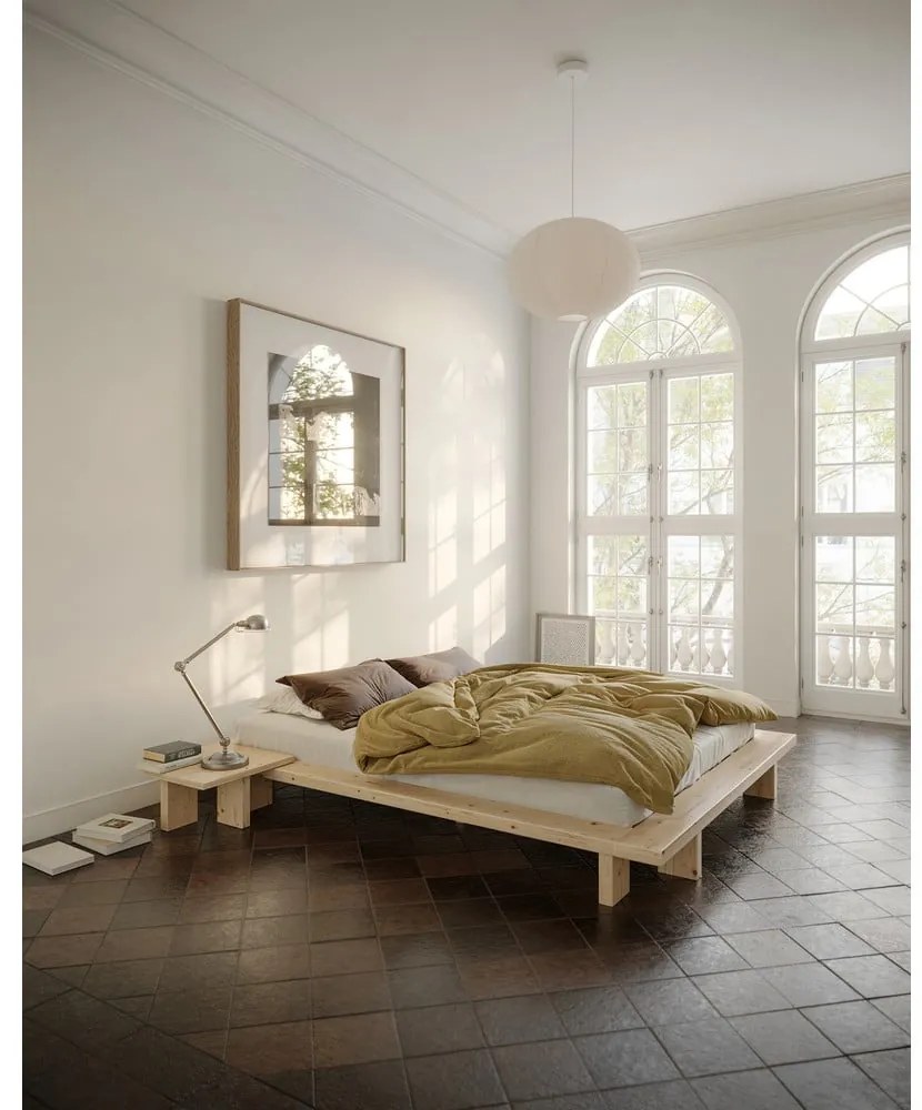 Szafka nocna z litego drewna sosnowego w naturalnym kolorze Japan – Karup Design