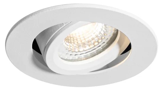 Wpuszczany reflektor biały, regulowany, 6,5 cm, z LED, IP54, ultracienki - Pupil Nowoczesny Oswietlenie wewnetrzne