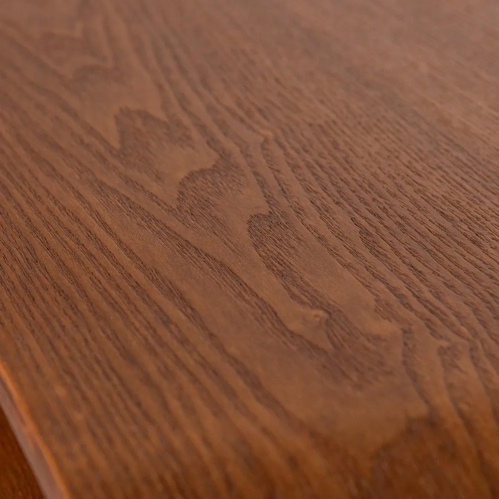 Stolik w dekorze orzecha 32x40 cm Frey – WOOOD