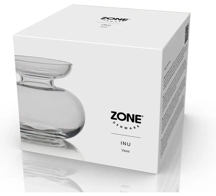 Szklany ręcznie wykonany wazon (wysokość 9 cm) Inu – Zone