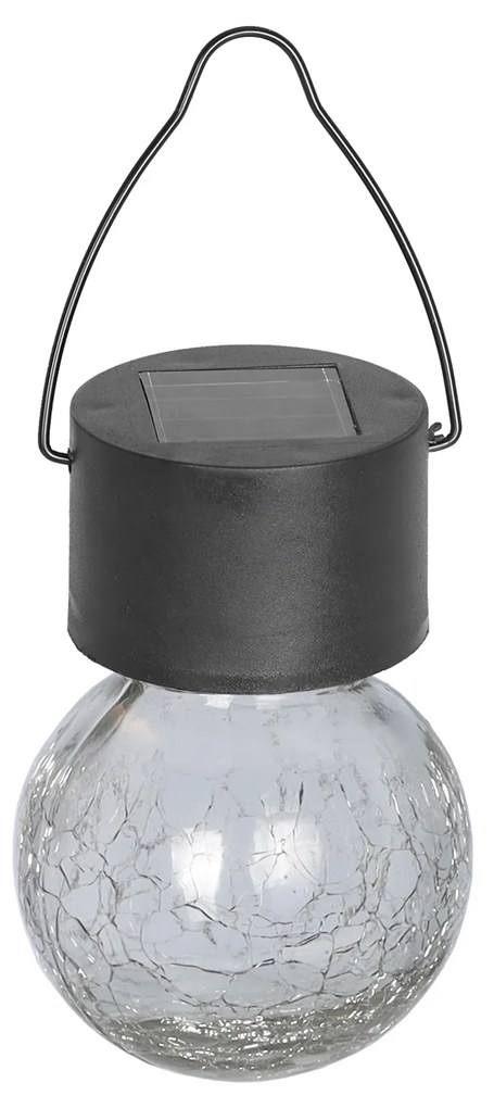 Lampa ogrodowa solarna 6 cm wisząca kula PATIO