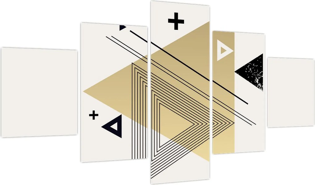 Obraz - Kształty geometryczne N⁰4 (125x70 cm)