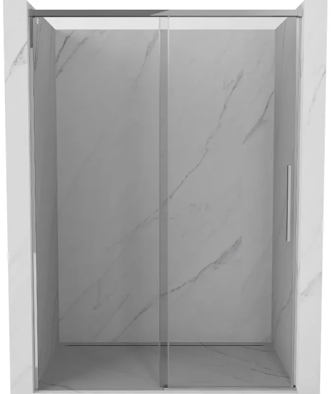 Mexen Rox drzwi prysznicowe rozsuwane 140 cm, transparent, chrom - 8C2-140-000-01-00