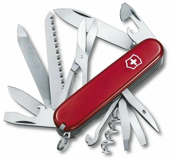 Victorinox - Scyzoryk wielofunkcyjny 9,1 cm/21 funkcji czerwony