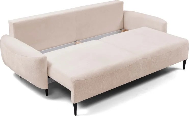 Sofa BOHO z funkcja spania i pojemnikiem PUDROWY RÓŻ PERFECT HARMONY 02