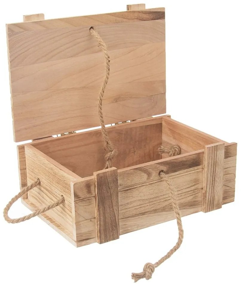 Orion Drewniana skrzynka prezentowa, 36 x 26 x 16 cm, L