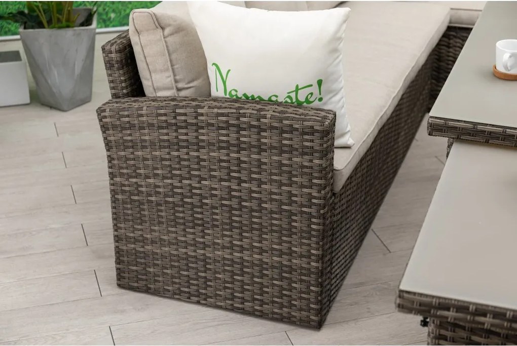 Doppler AVILA ogrodowy zestaw wypoczynkowy 2+1+1