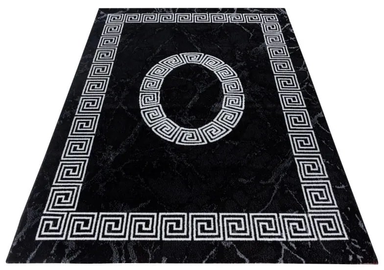 Dywan klasyczny Plus Ornament czarno-kremowy 120 cm x 170 cm