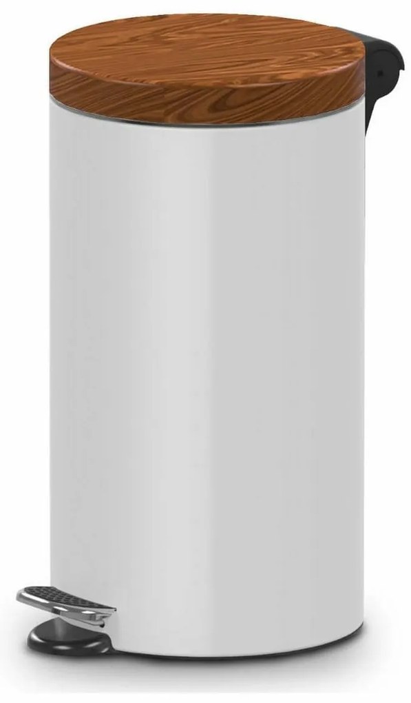 Alda Kosz na śmieci na pedał Sherwood FreedomFresh 30 l, biały, 30 l