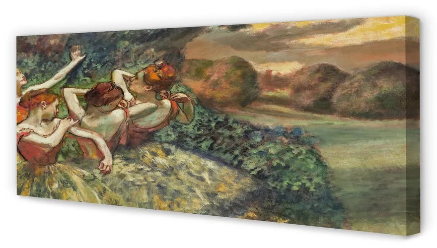 Obraz na płótnie Cztery tancerki - Edgar Degas