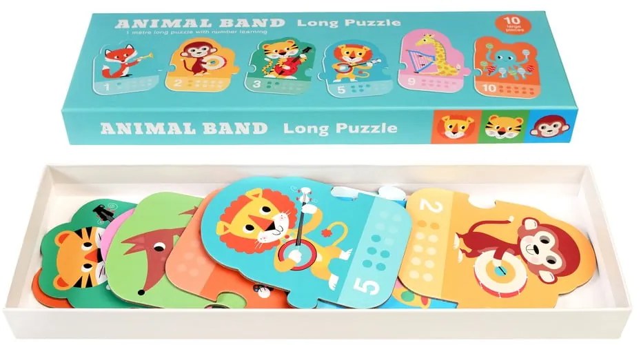 Puzzle (liczba elementów 10) Animal Band – Rex London