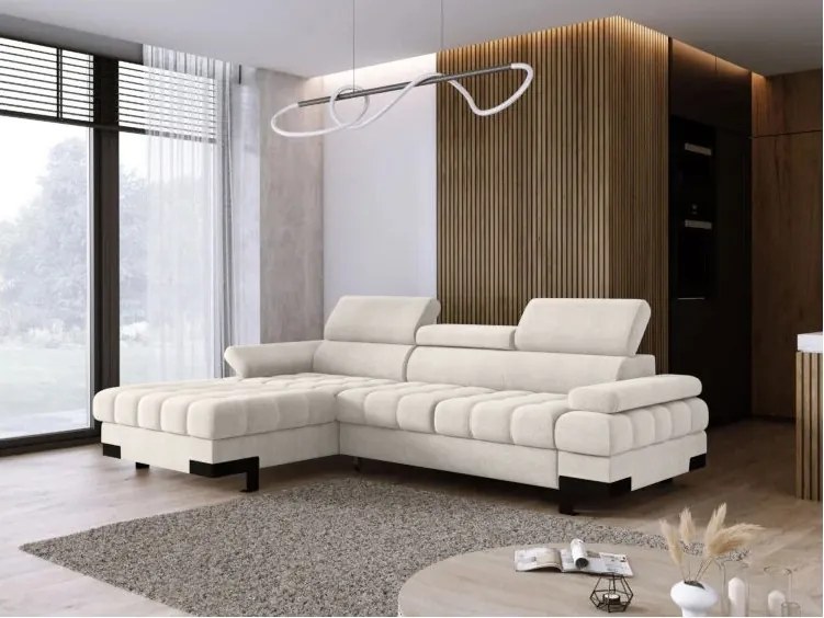 Narożnik SELVA S z funkcją spania i pojemnikiem AUSTIN 01 WERSAL