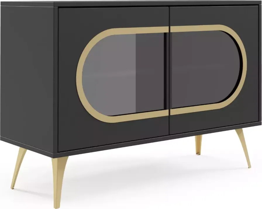 Komoda Selene 2-drzwiowa nowoczesna z cichym domykiem – elegancka, trwała