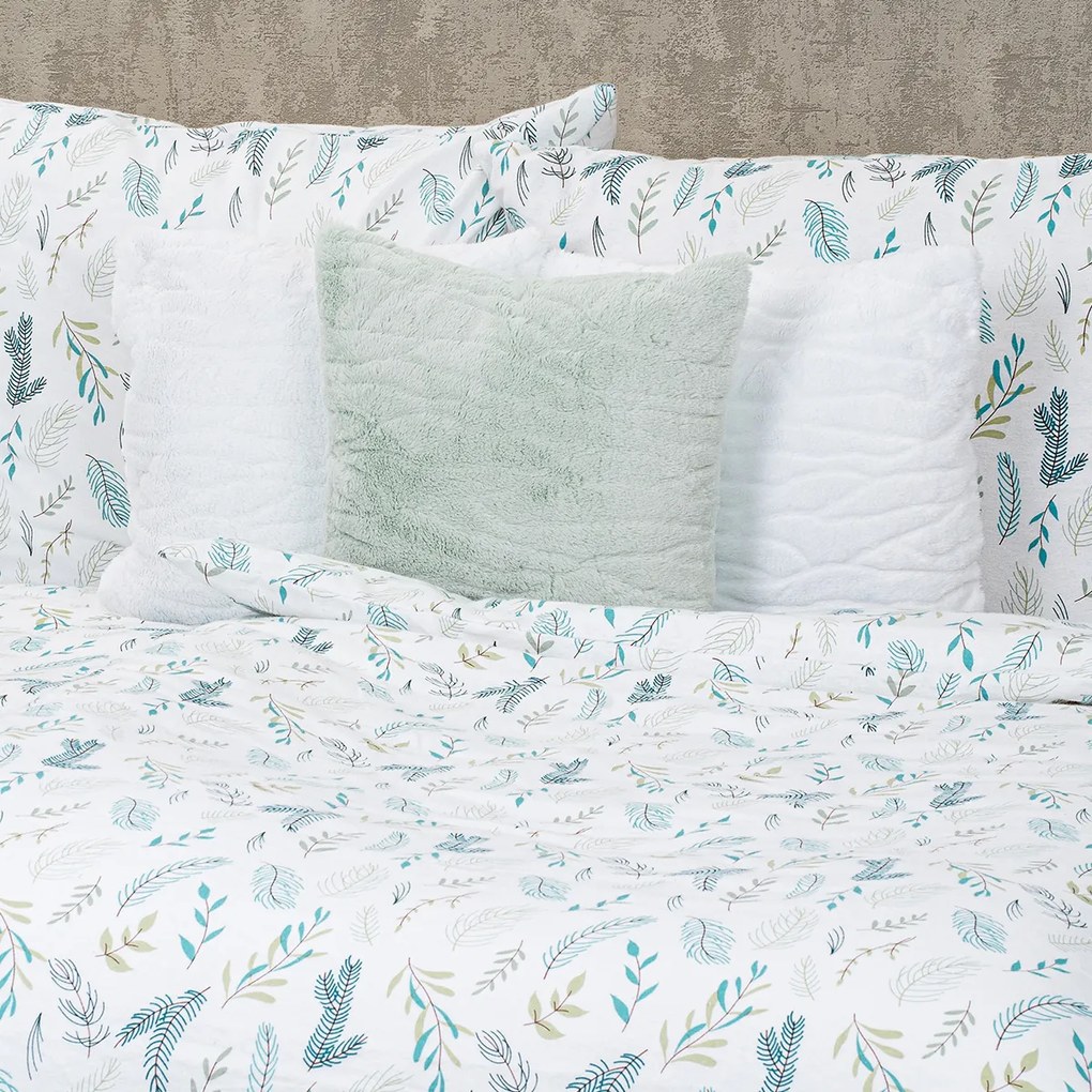 4Home Pościel flanelowa Pine, 160 x 200 cm, 70 x 80 cm