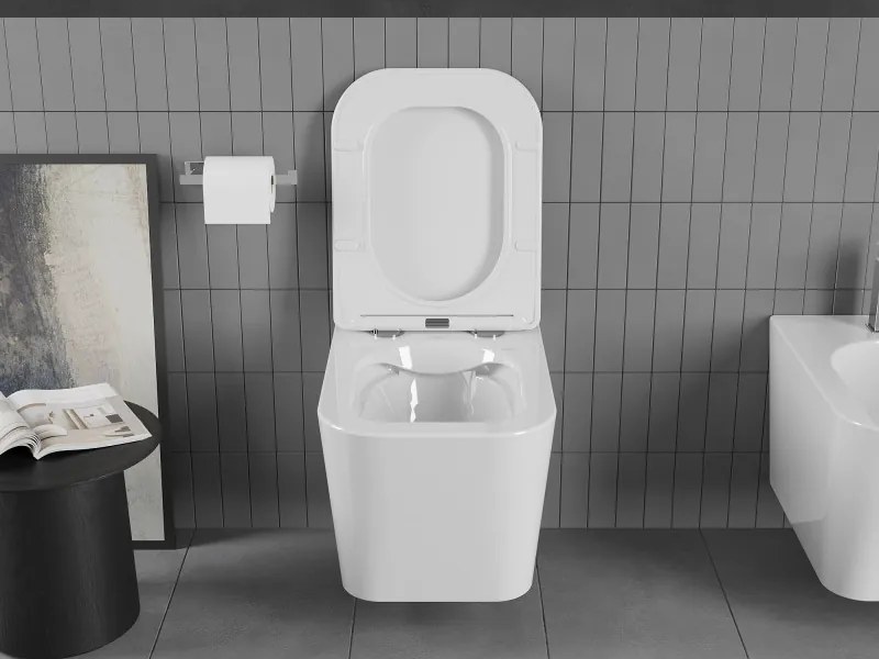 Mexen Teo miska wc Rimless, biała połysk - 3385XX00