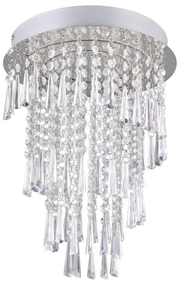 Lampa sufitowa LED w kolorze srebra ø 30 cm Pomp – Reality