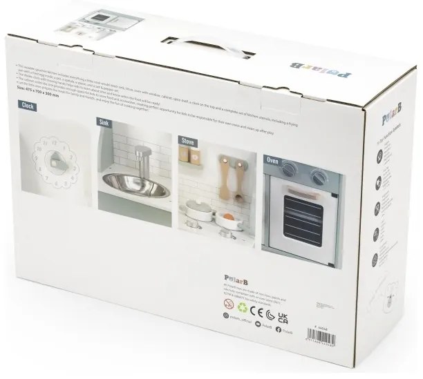 Viga polarb drewniana kuchnia z akcesoriami eco green
