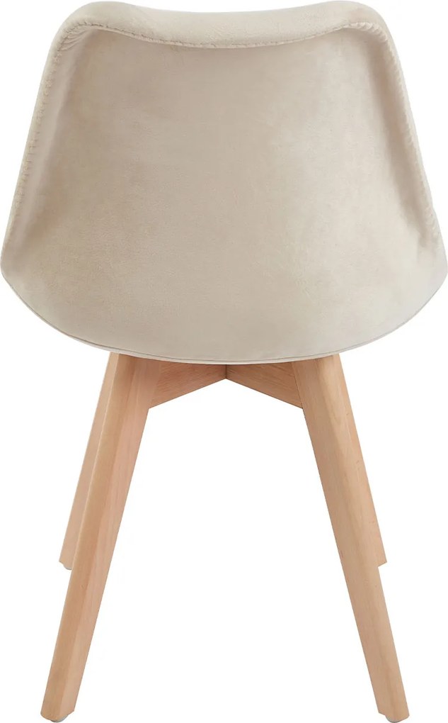 Zestaw 4 Krzese Synk Aksamitne