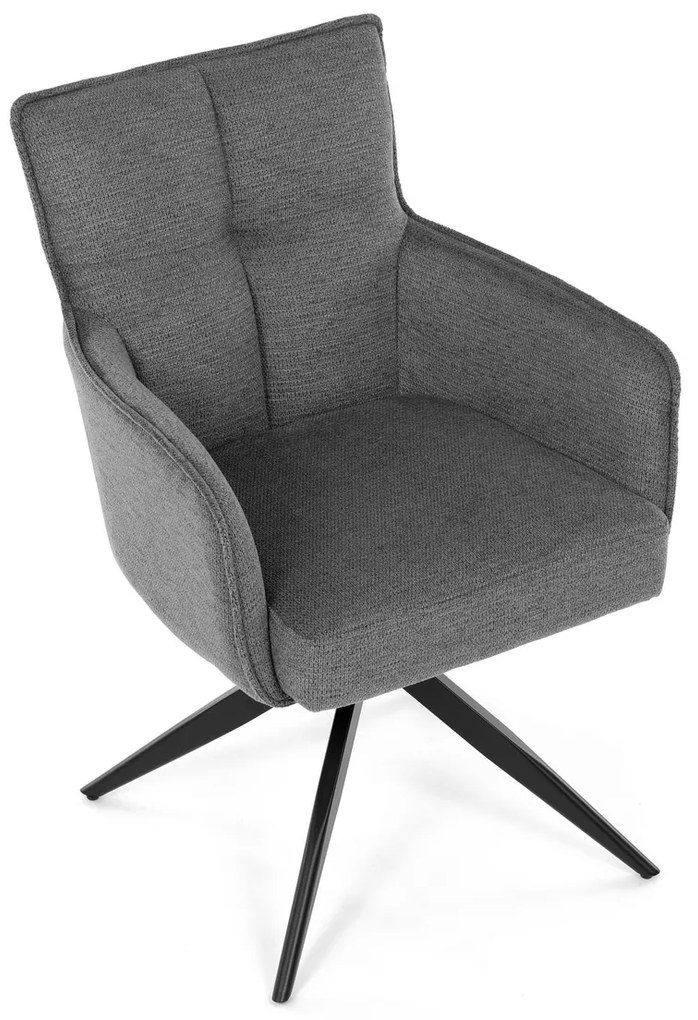 Zestaw krzeseł obiadowych z mechanizmem powrotnymDCH-P3170 GREY2, 2 szt.
