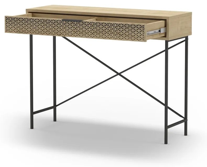 Konsola w dekorze dębu 35.5x110 cm Ecrin – Marckeric