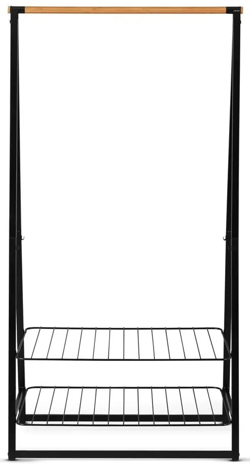 Czarny stalowy stojak na ubrania Linn – Brabantia