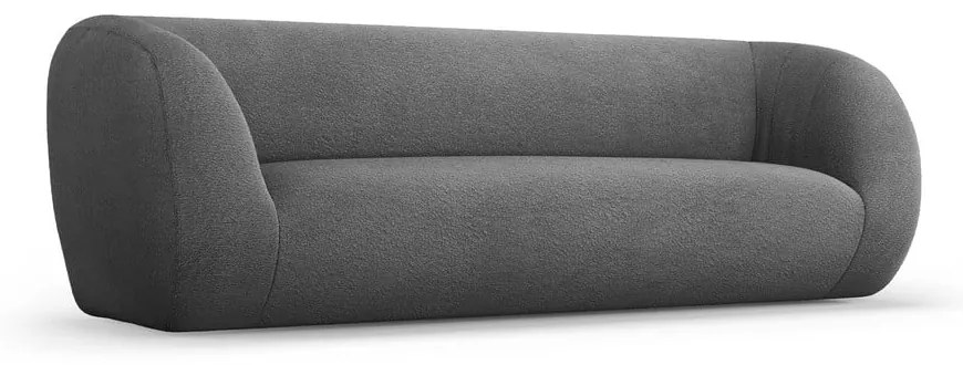 Szara sofa z materiału bouclé 230 cm Essen – Cosmopolitan Design