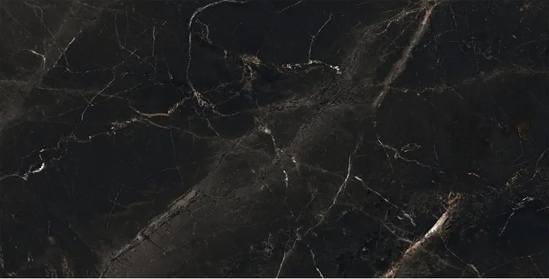 Mexen Marquino Black gres szkliwiony rekt. G1, płytka podłogowo-ścienna 120 x 60 cm, wysoki połysk - TL214-120-060-00