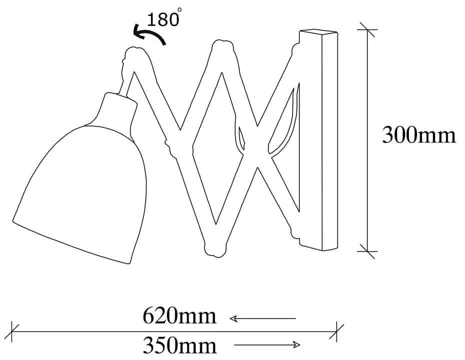 Czarny/w kolorze brązu kinkiet ø 16 cm Pulia – Opviq lights