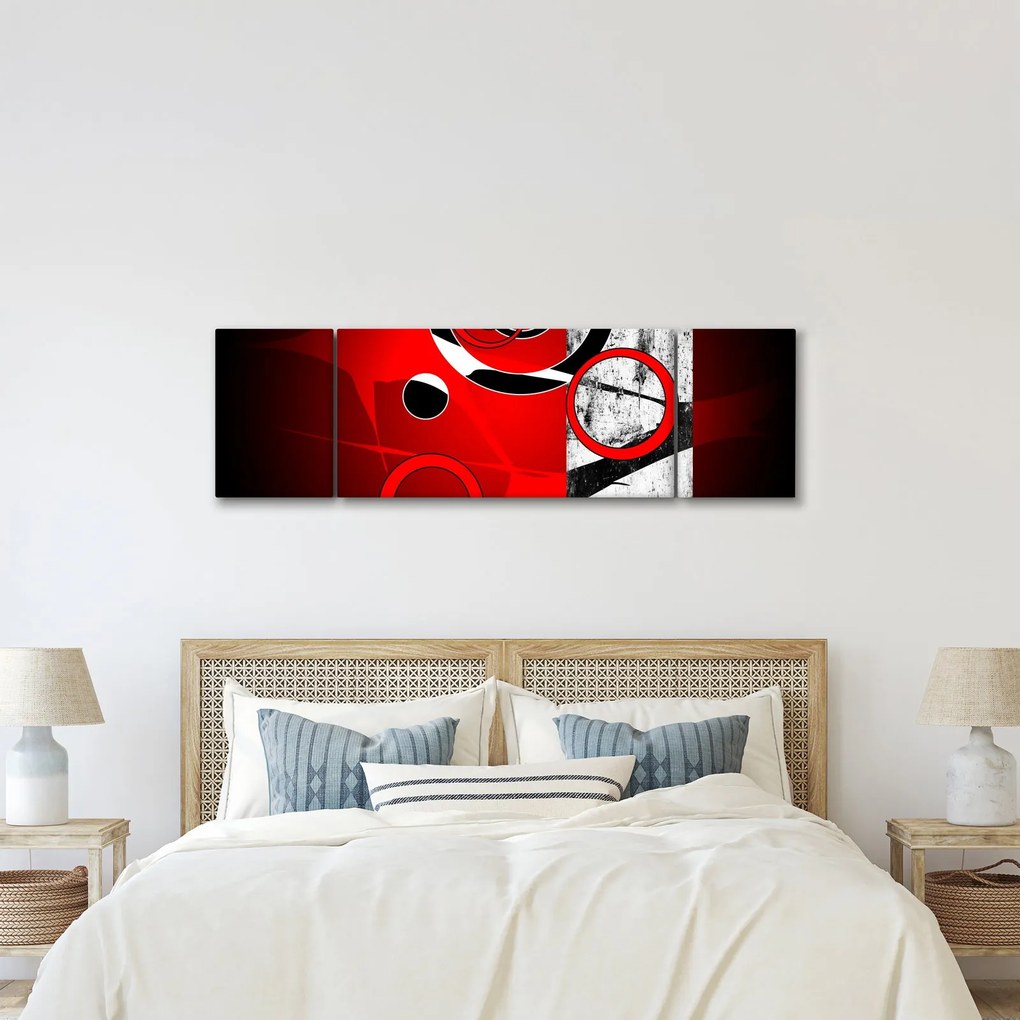 Obraz abstrakcji (170x50 cm)