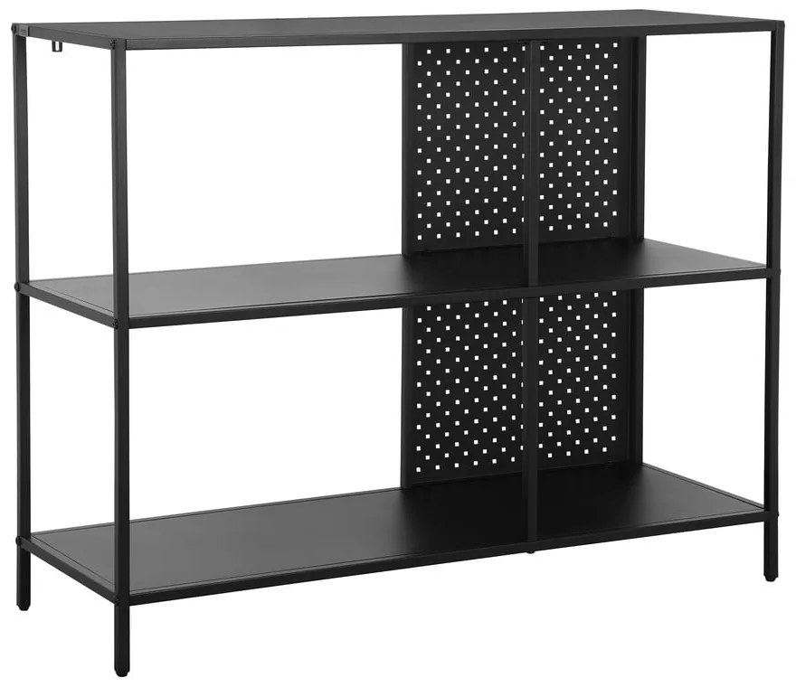 Czarny metalowy regał 100x80 cm Charleston – Støraa