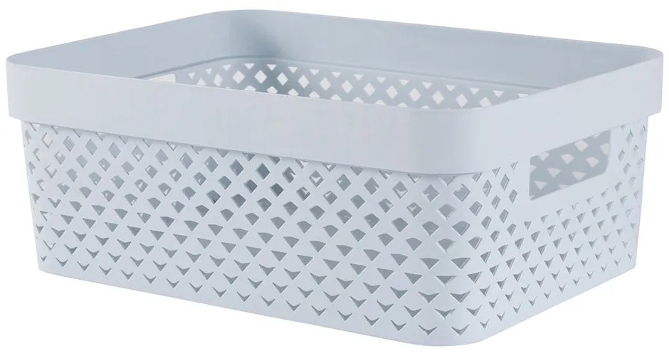 Jasnoniebieski plastikowy pojemnik 36x27x14 cm Pure – Curver