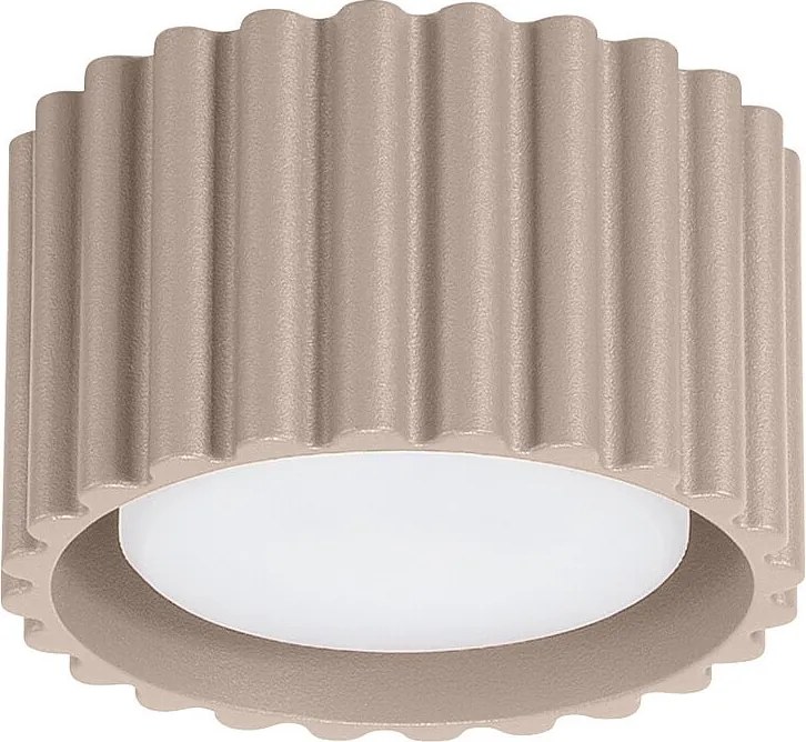Lampa Sufitowa Minimalistyczny Aura, Aluminium - 1 Źródło - L.10 X H.10 Cm - Taupe