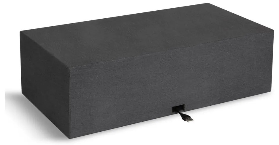 Kartonowy organizer na dokumenty z szufladką Ted Canvas Paper Laminate – Bigso