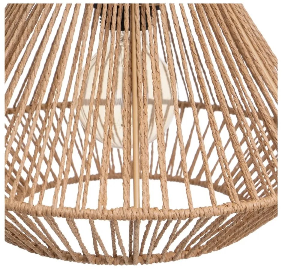 Lampa wisząca z kloszem plecionki papierowej ø 33 cm – Casa Selección