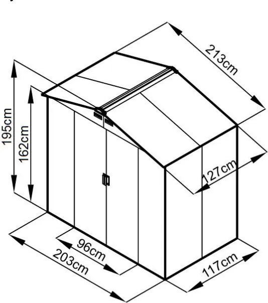 Domek ogrodowy ARCHER