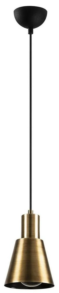 Lampa wisząca Kem - 6361, złota-czarna