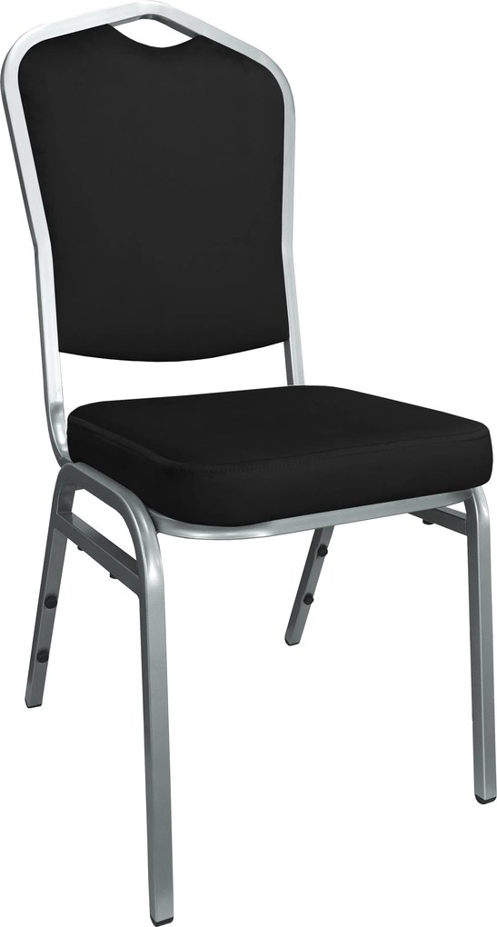 Krzesło Vega tkanina Welur bankietowe konferencyjne stelaż metalowy : Kolor Stelaża - Szary, Kolor tkaniny - VELVET - MG19