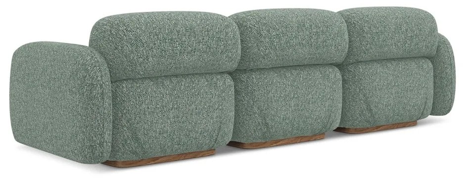 Jasnozielona sofa modułowa 270 cm Ailani – Makamii