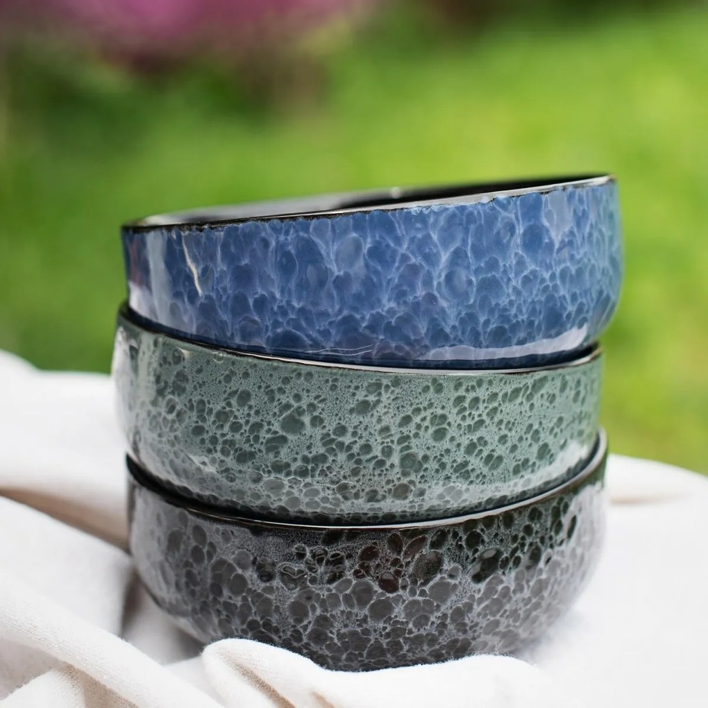 Mäser Zestaw naczyń stołowych 16 szt. FILIPPA – czarny