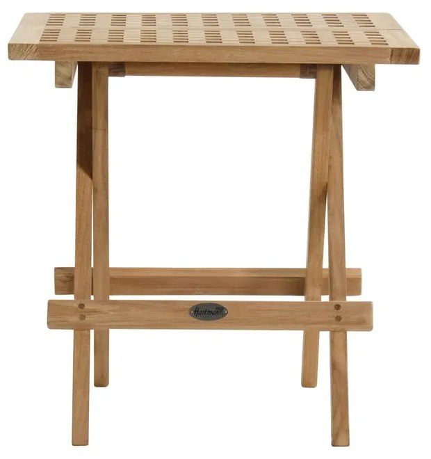 Stolik ogrodowy z litego drewna tekowego 50x50 cm Skagen – Hartman