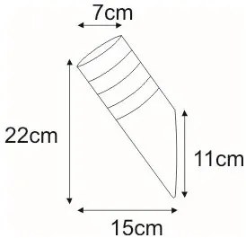 Nowoczesny kinkiet zewnętrzny LED na dom 3X S297 G6-M14
