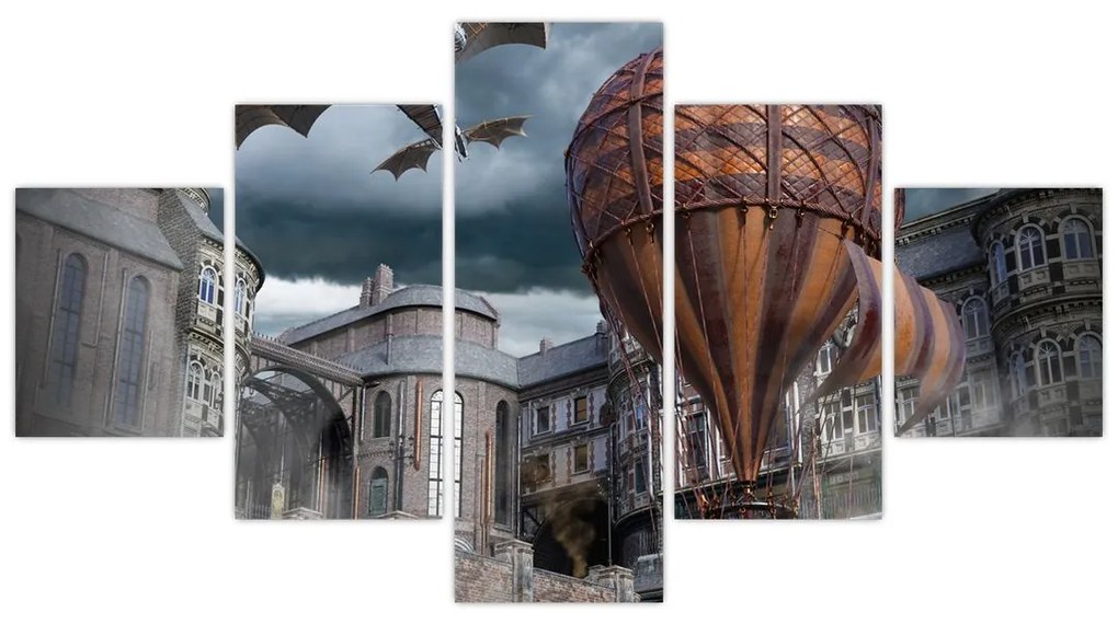 Obraz - Surrealistyczny krajobraz (125x70 cm)