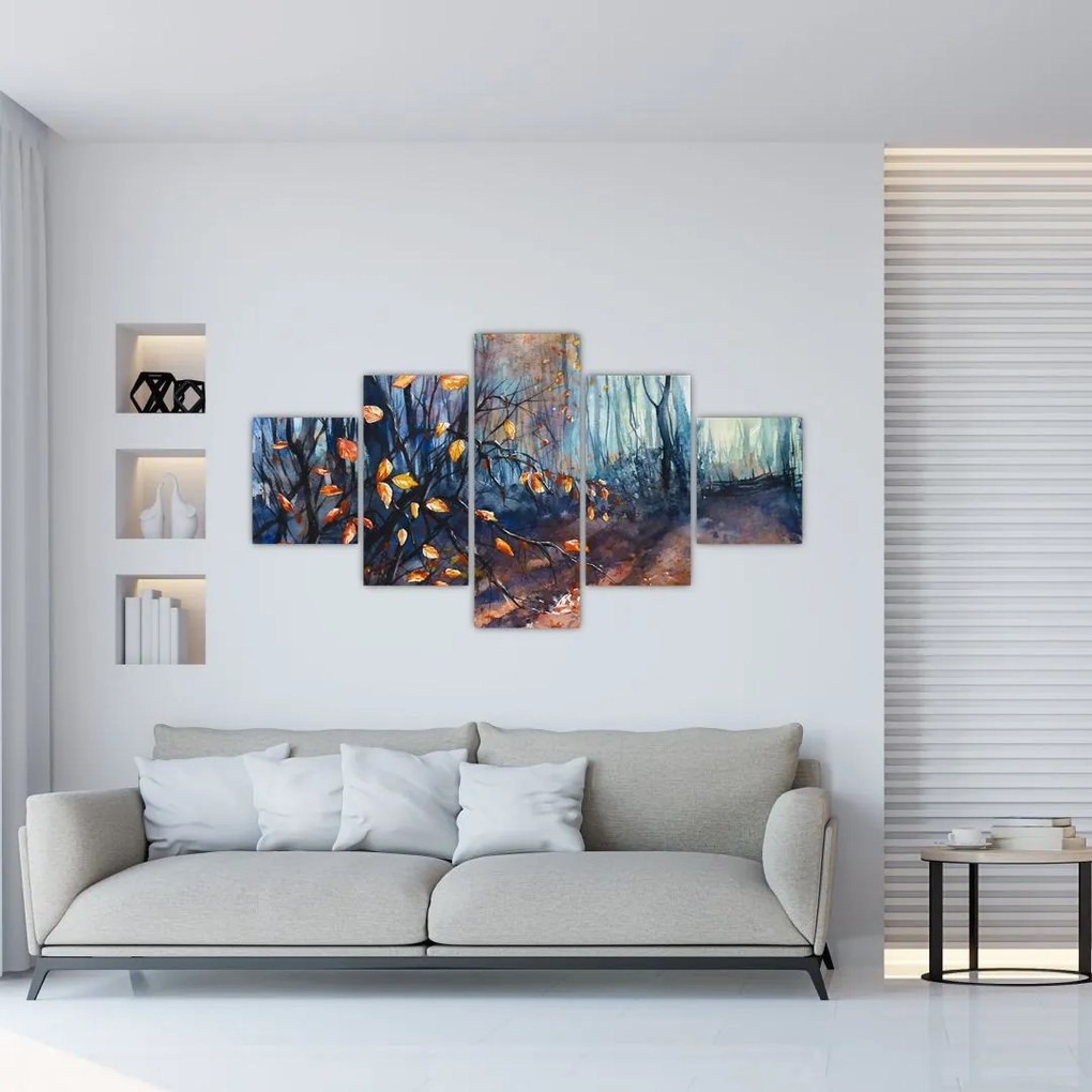 Obraz - Promienie jesiennego słońca (125x70 cm)