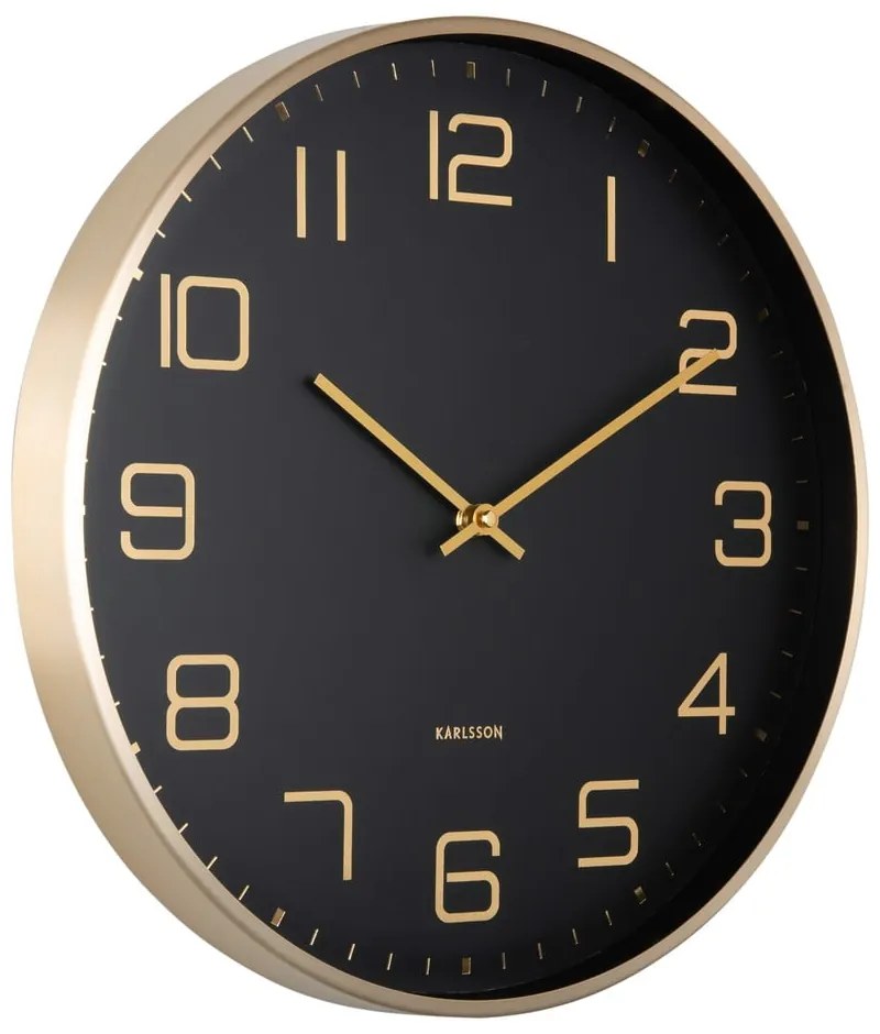 Zegar ścienny ø 40 cm Elegance Glow – Karlsson