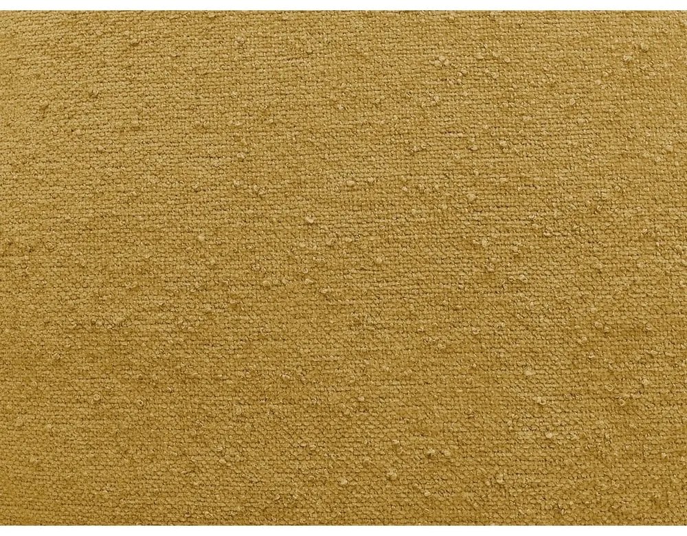 Musztardowy podnóżek z tkaniny szenilowej Everest – Bobochic Paris