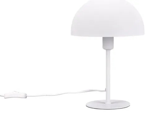 Biała lampa stołowa (wys. 30 cm) Nola – Trio