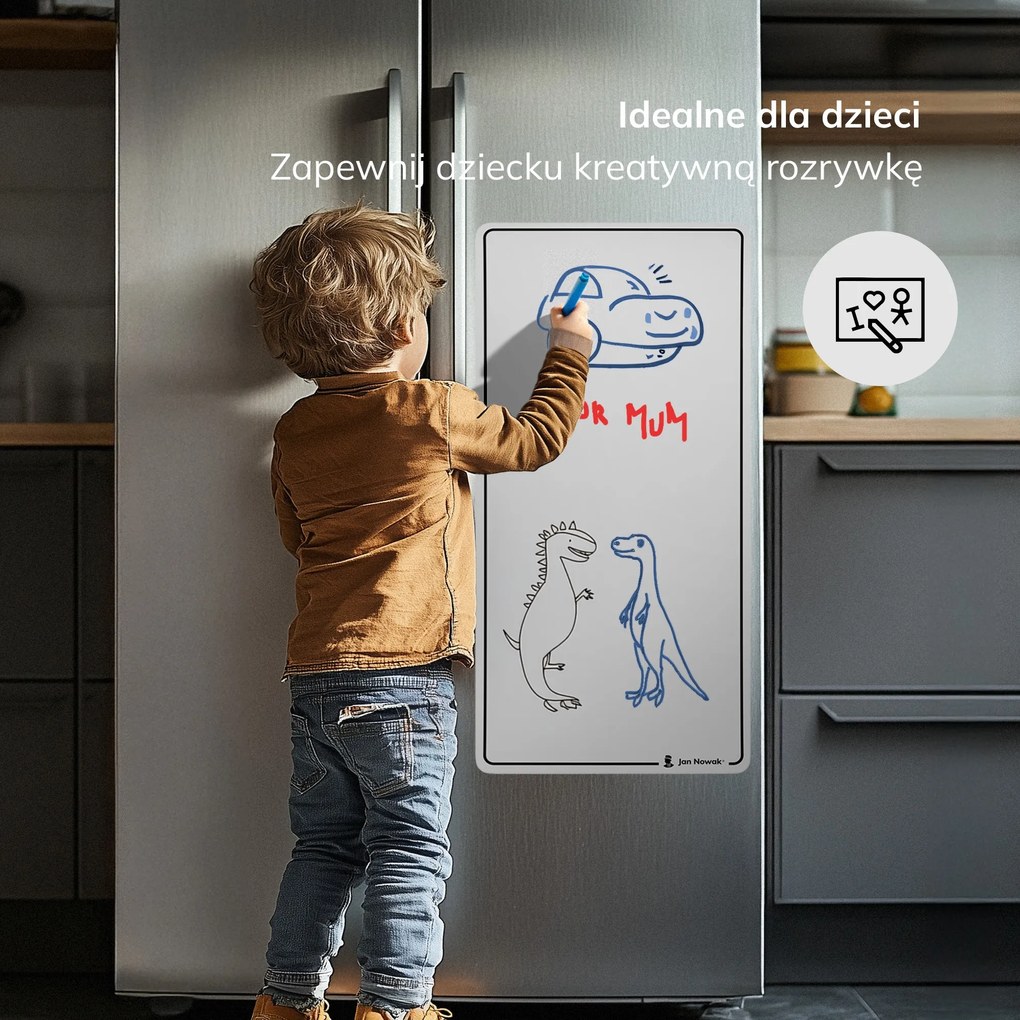 Flipchart magnetyczny duży 400 x 800 mm MAGNETO FLIPCHART, 2 szt