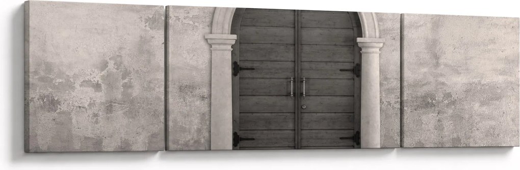 Obraz - Tajemnicze drzwi (170x50 cm)